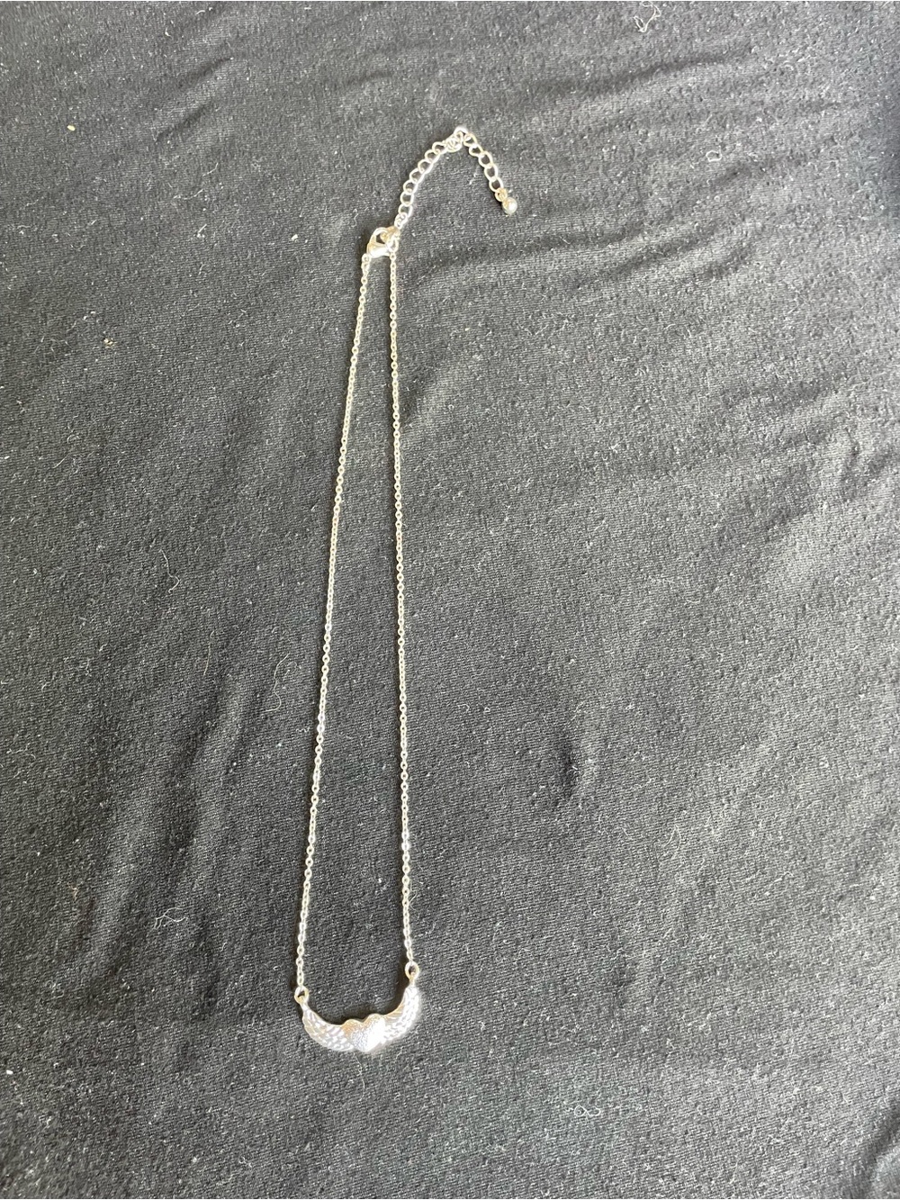 Delicate Silver Heart With Wings Necklace - Women's Jewelry